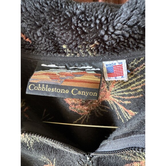 Cobblestone Canyon Fleece Jacket, Pockets, Full Zip Large (Review Measurements) - Picture 2 of 9